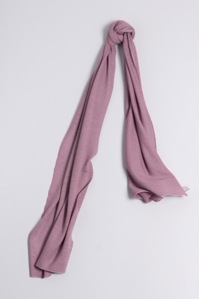 Cashmère sjaal fijn gebreid keepsake lilac